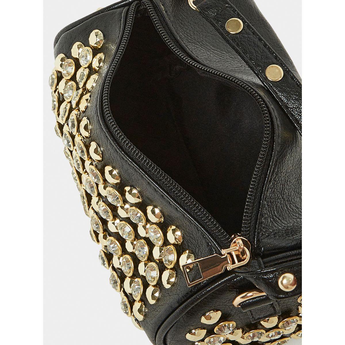 Styli Embellished Handbag with Chain Strap-women-bagsandwallets-handbags-image-4