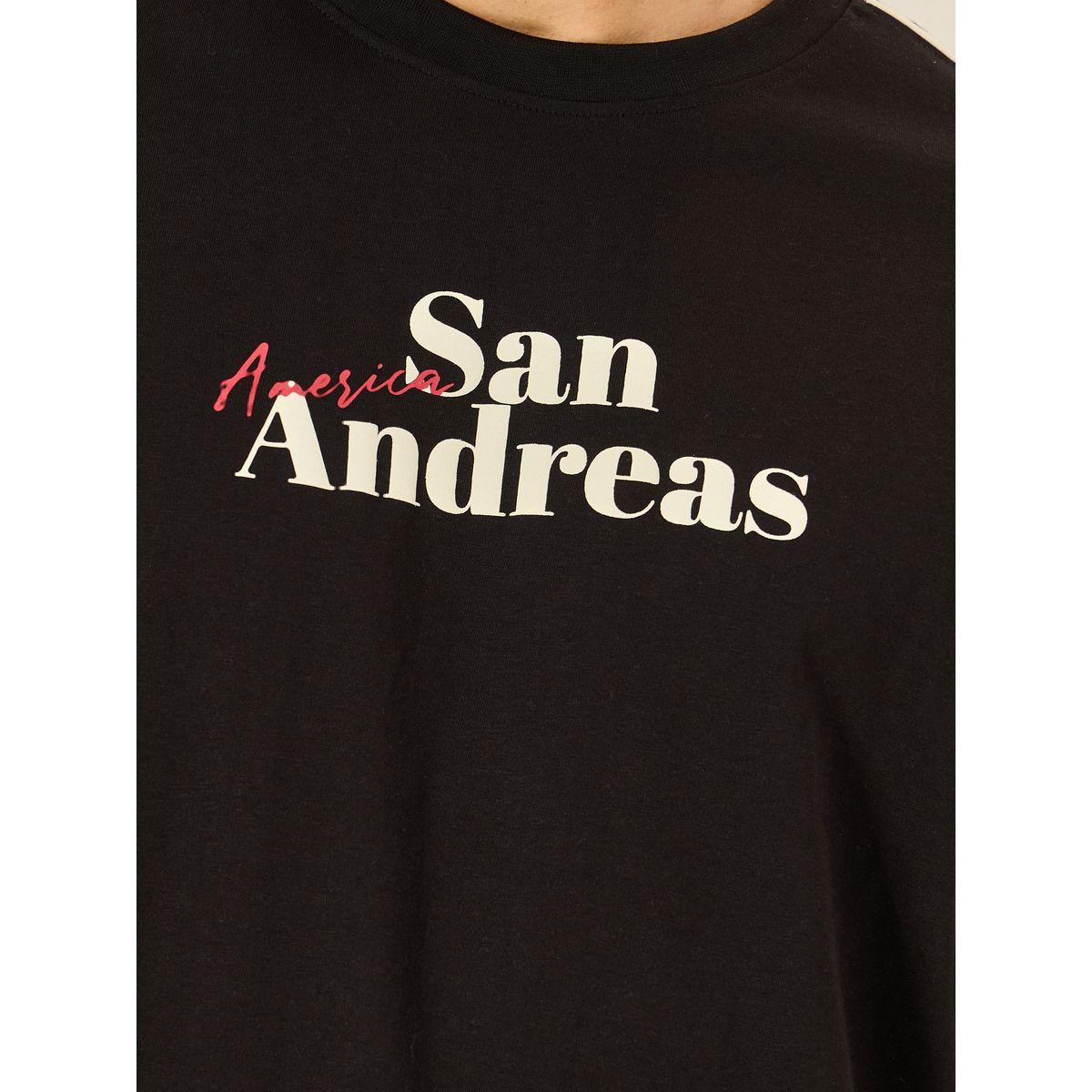 Styli Compact Jersey Piping Shoulder Detail Oversized T-Shirt with Chest Print-men-clothing-tshirtsandpolos-tshirts-image-3