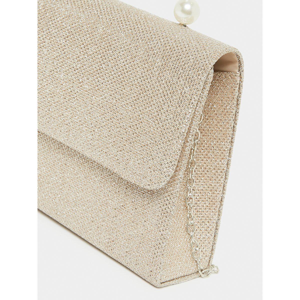 شنطة يد مزين بالؤلؤ مع مقبض يد علوي-women-bagsandwallets-handbags-image-2