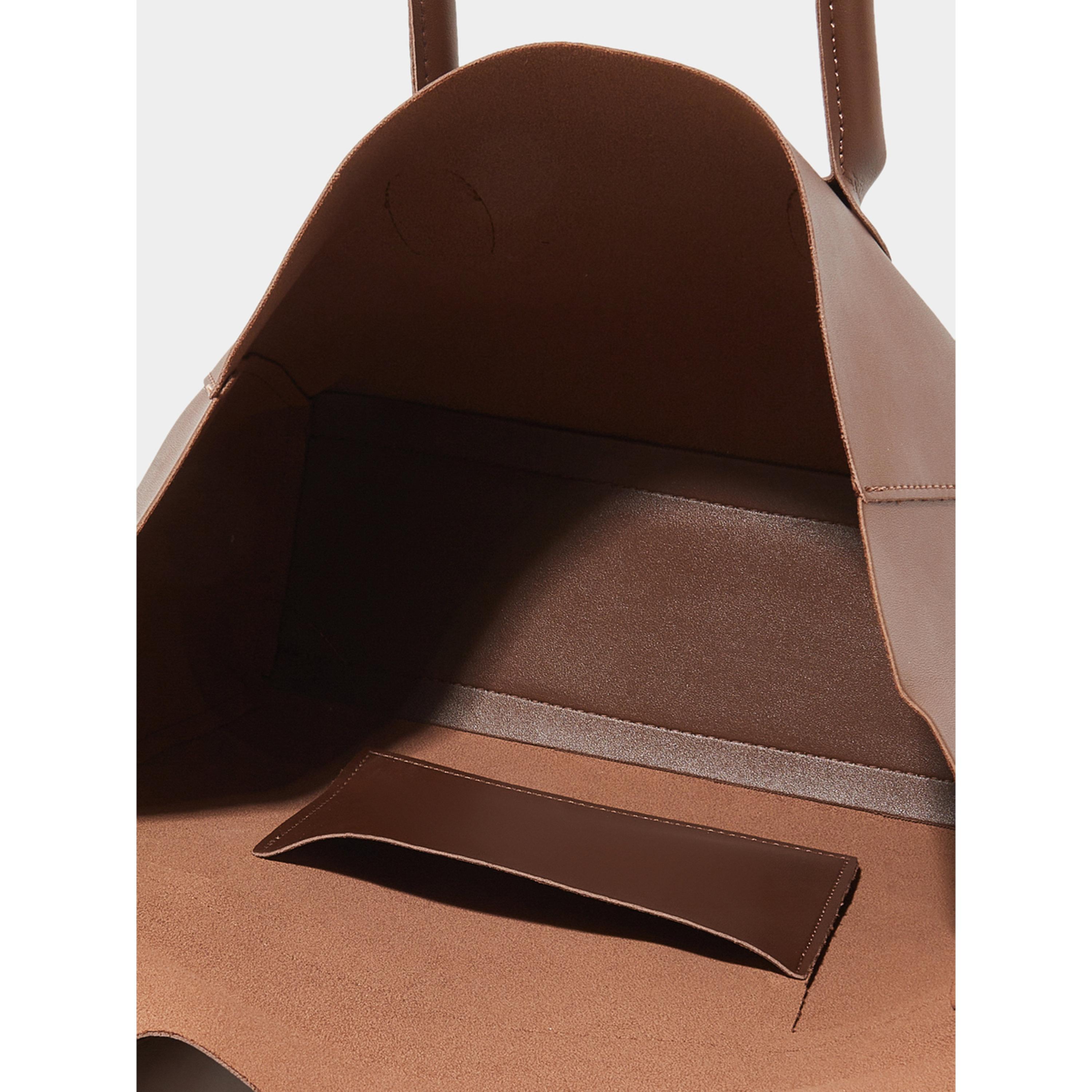 Styli Coffee Brown Cut Out Flap Design Shoulder Bag-women-bagsandwallets-handbags-image-5