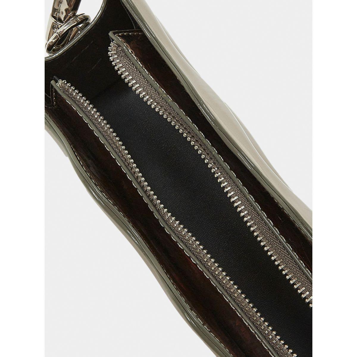 Styli Quilted Shoulder Bag with Zip Closure-women-bagsandwallets-handbags-image-4