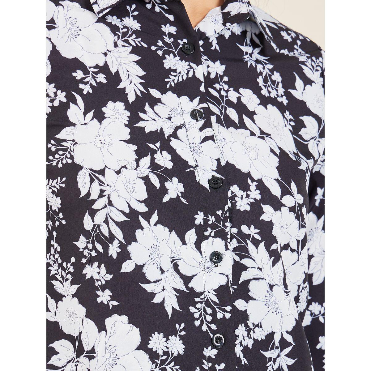 طقم منسق من بنطال وبلوزة مطبعة بالكامل-women-clothing-coordsets-image-3