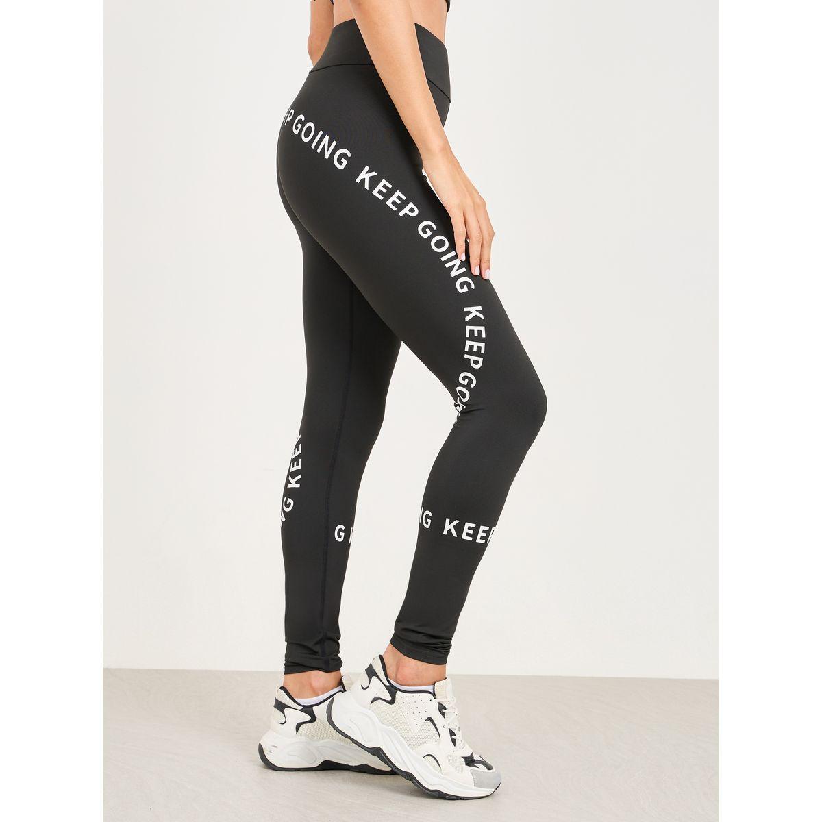 ليقنز رياضي مطبع بكتابة مع خصر عالي-women-clothing-sportswearandactivewear-bottoms-image-3