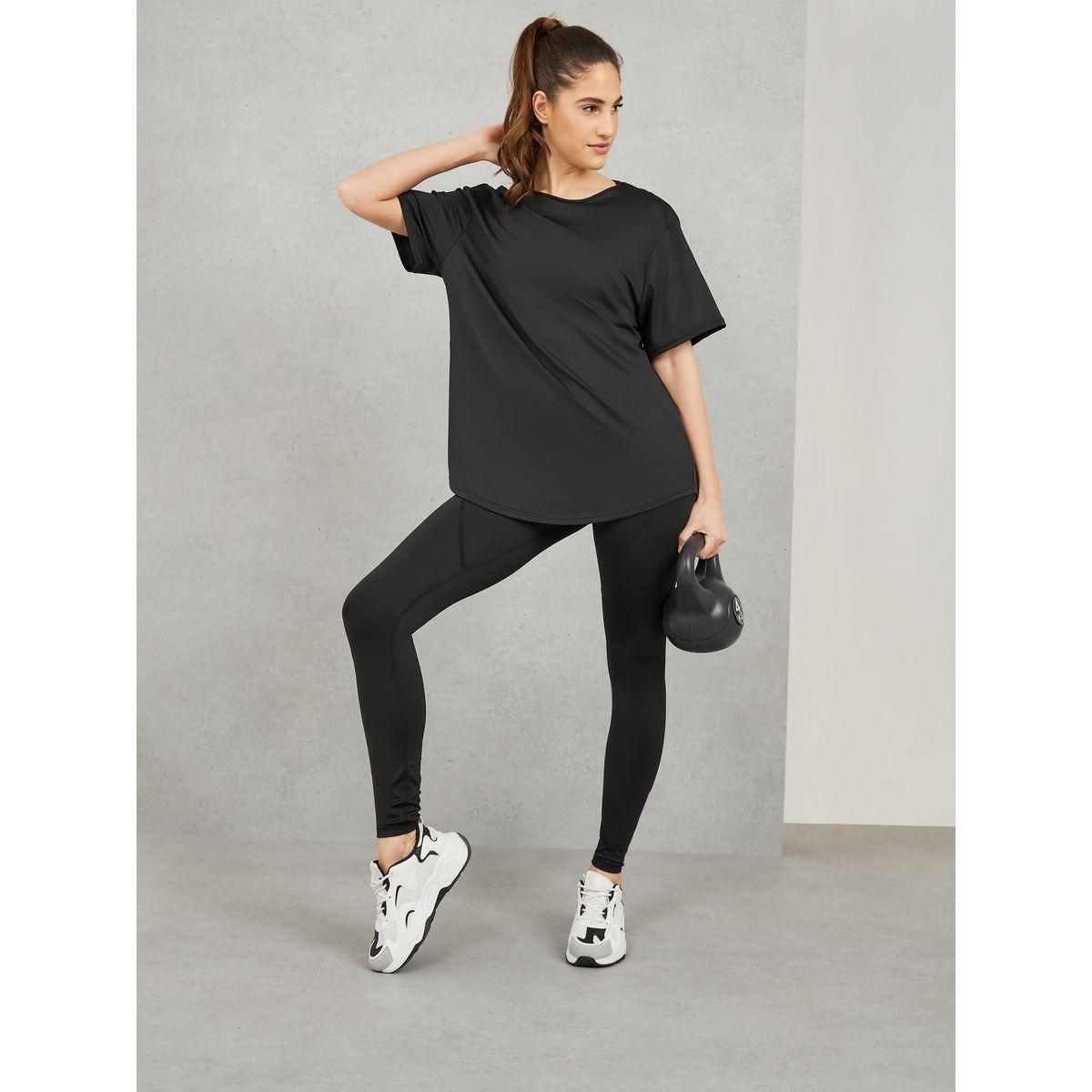 مجموعة من 3 - صدرية رياضية مع تيشيرت وليقنز-women-clothing-sportswearandactivewear-trackpantsandtracksuits-image-2