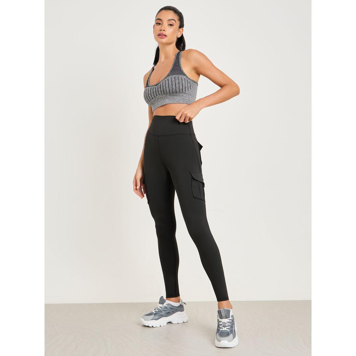 Styli Active Flap Pocket Detail Active Leggings-women-clothing-sportswearandactivewear-bottoms-image-2