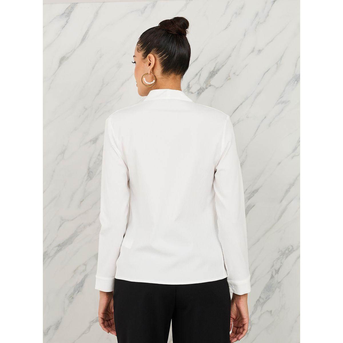 بلوزة محبوكة باكمام طويلة وياقة منسدلة-women-clothing-shirtsandblouses-blouses-image-5