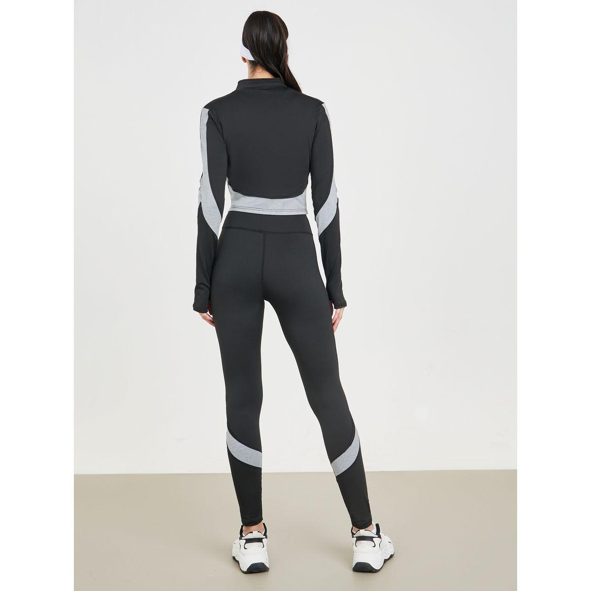 Styli Active Colorblock Thumbhole Crop Jacket & Mesh Insert Legging Set-women-clothing-sportswearandactivewear-trackpantsandtracksuits-image-7
