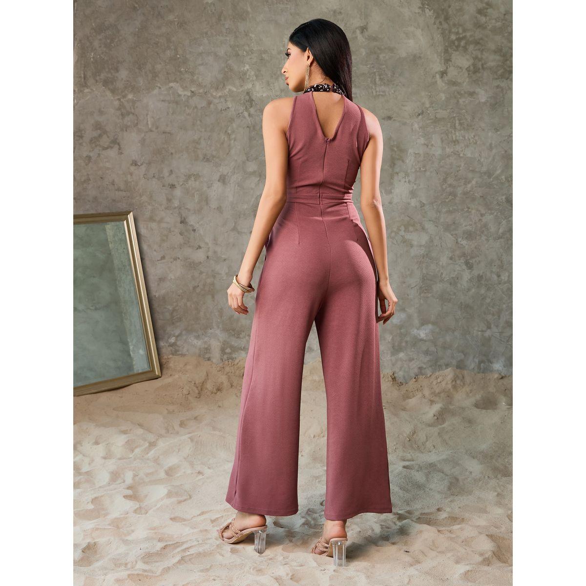 Styli Sequin Detail Halter Neck Wide Leg Jumpsuit-women-clothing-jumpsuits-image-4