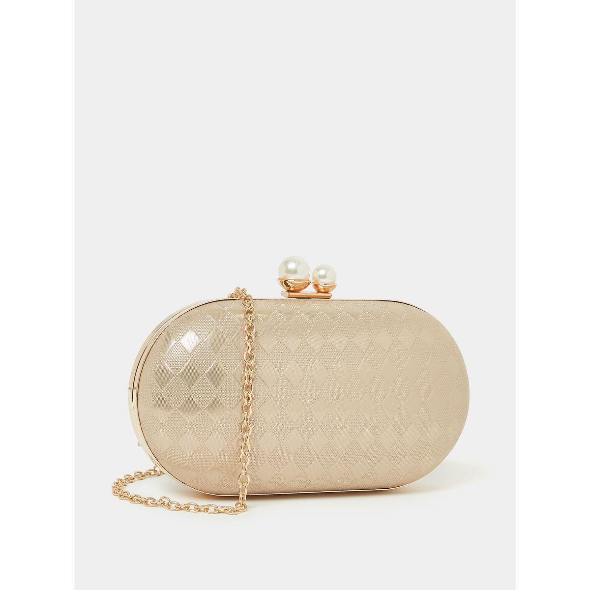 Styli Oval Minaudiere Bag with Chain Strap-women-bagsandwallets-handbags-image-1