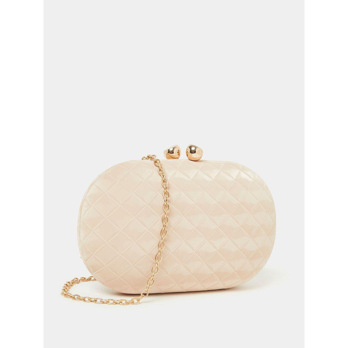 Styli Oval Minaudiere Bag with Chain Strap-women-bagsandwallets-handbags-image-1