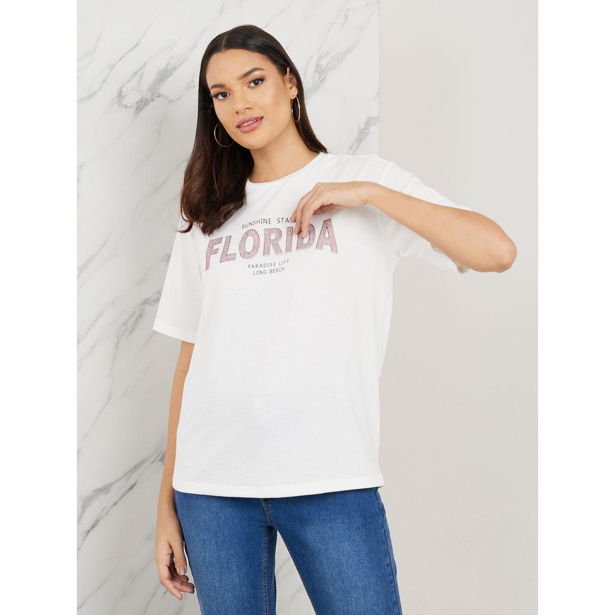 Styli Oversized Florida Embellished T-Shirt-women-clothing-tshirts-image-1