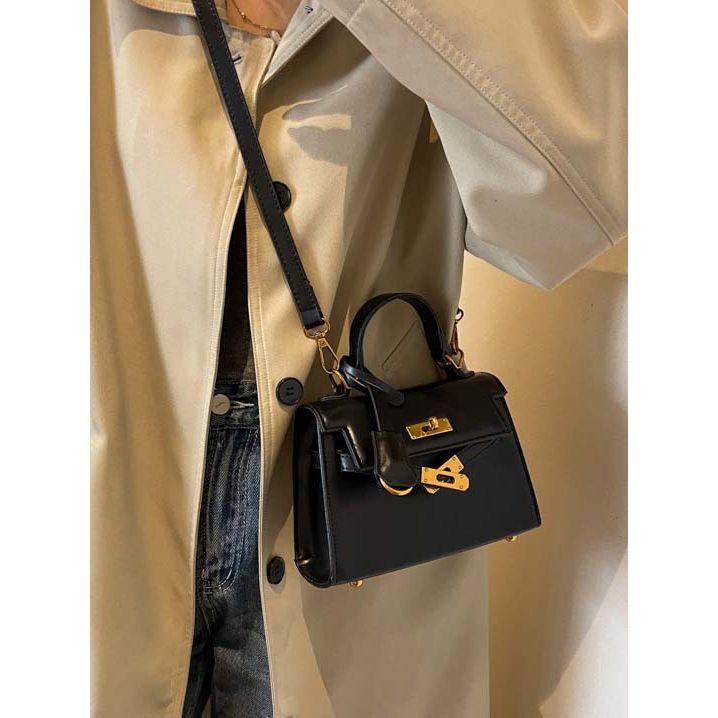Styli Gold Tone Twist Lock Satchel Bag-women-bagsandwallets-handbags-image-1