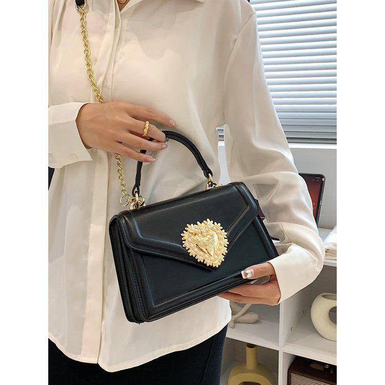 Styli Heart Gold Patch Satchel Bag-women-bagsandwallets-handbags-image-1