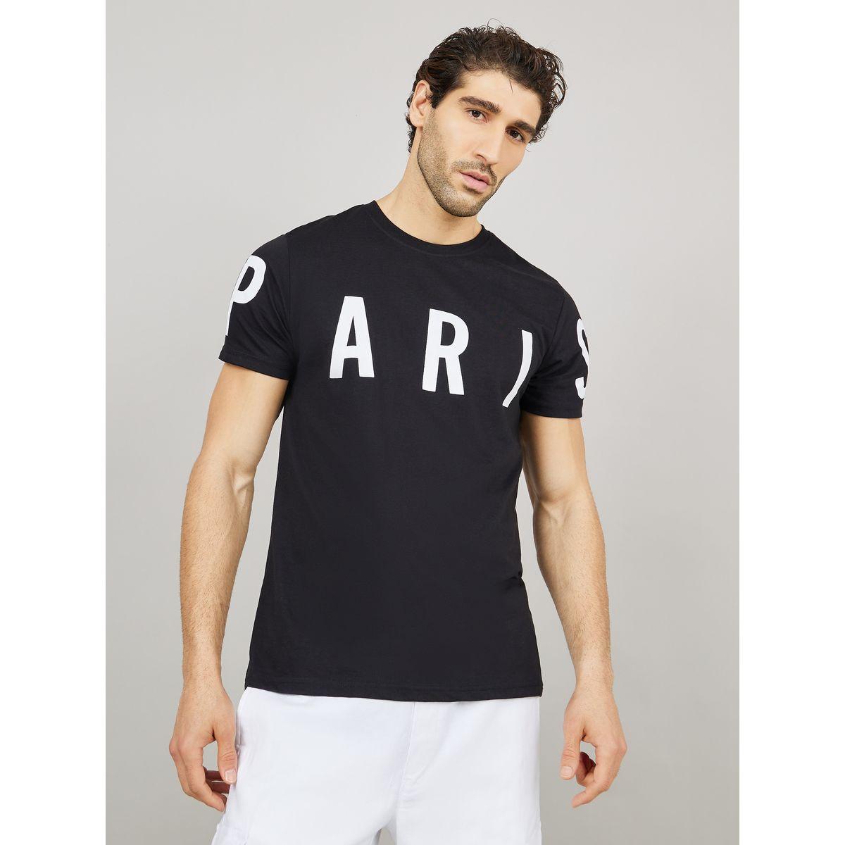 تيشيرت بقصة عادية وطبعة بليسمنت-men-clothing-tshirtsandpolos-tshirts-image-1