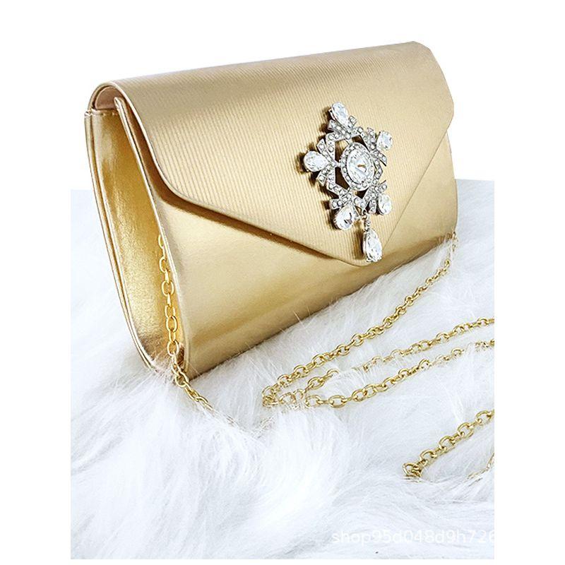 Styli EmbelliShed Patch Metallic Clutch Bag-women-bagsandwallets-handbags-image-1