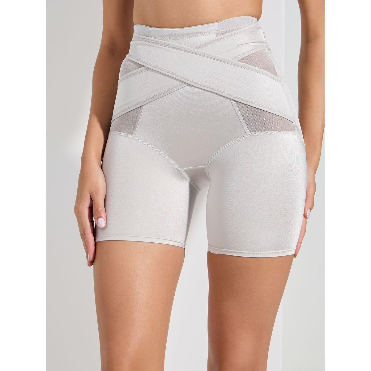 Styli Multi Layer Wrap Around Tummy Tucker Thigh Slimmer-women-clothing-lingerie-shapewear-image-2