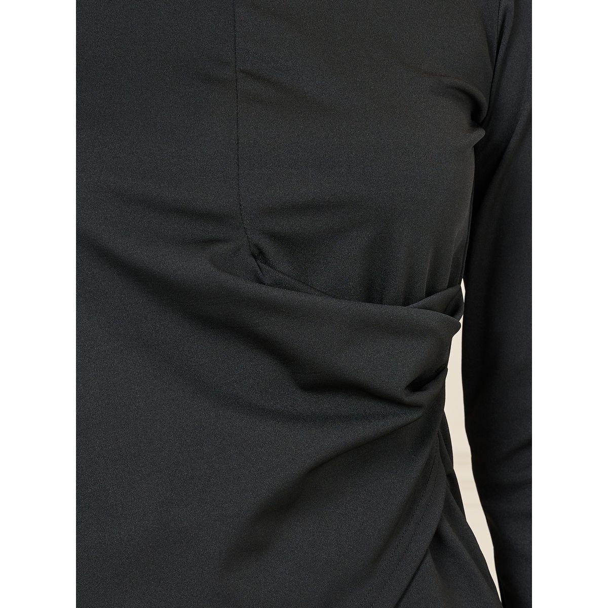 بلوزة محبوكة بحافة غير متماثلة بدانتيل-women-clothing-shirtsandblouses-blouses-image-3