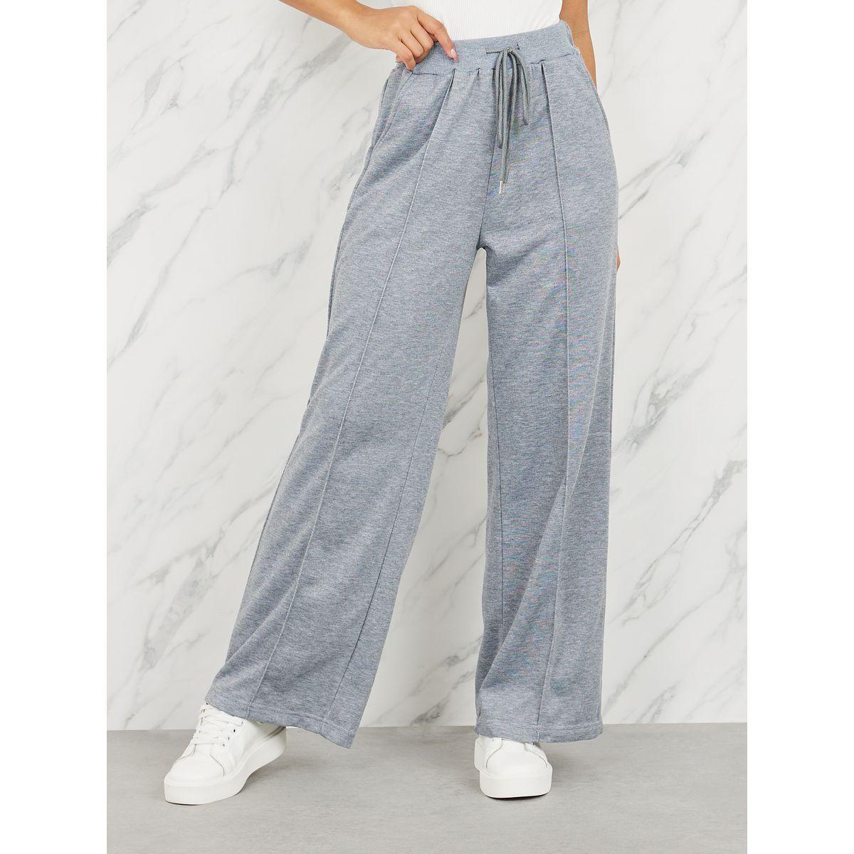 جوغر بارجل واسعة ورباط خصر-women-clothing-bottoms-joggers-image-1
