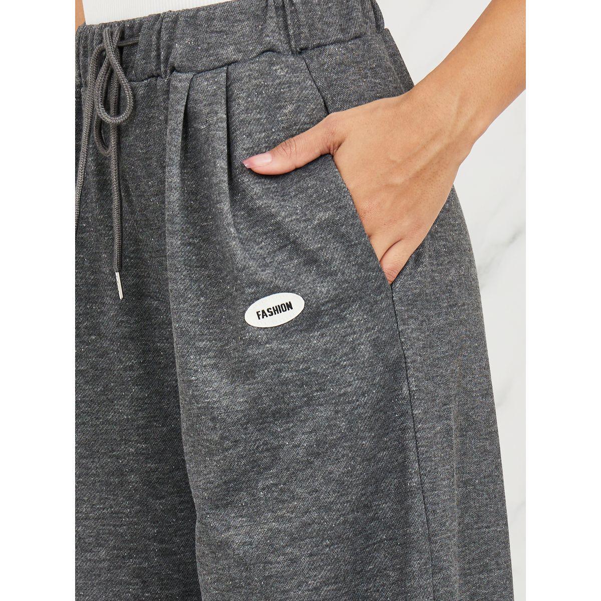 جوغر ميلانج بقصة سكاتر ورباط خصر-women-clothing-bottoms-joggers-image-3