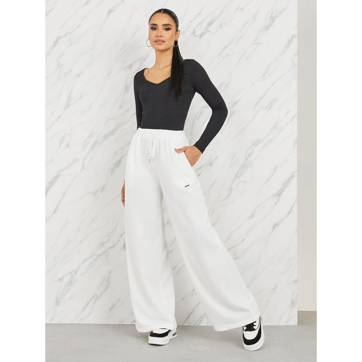 جوغر بقصة سكاتر ورباط خصر مع جيوب-women-clothing-bottoms-joggers-image-2