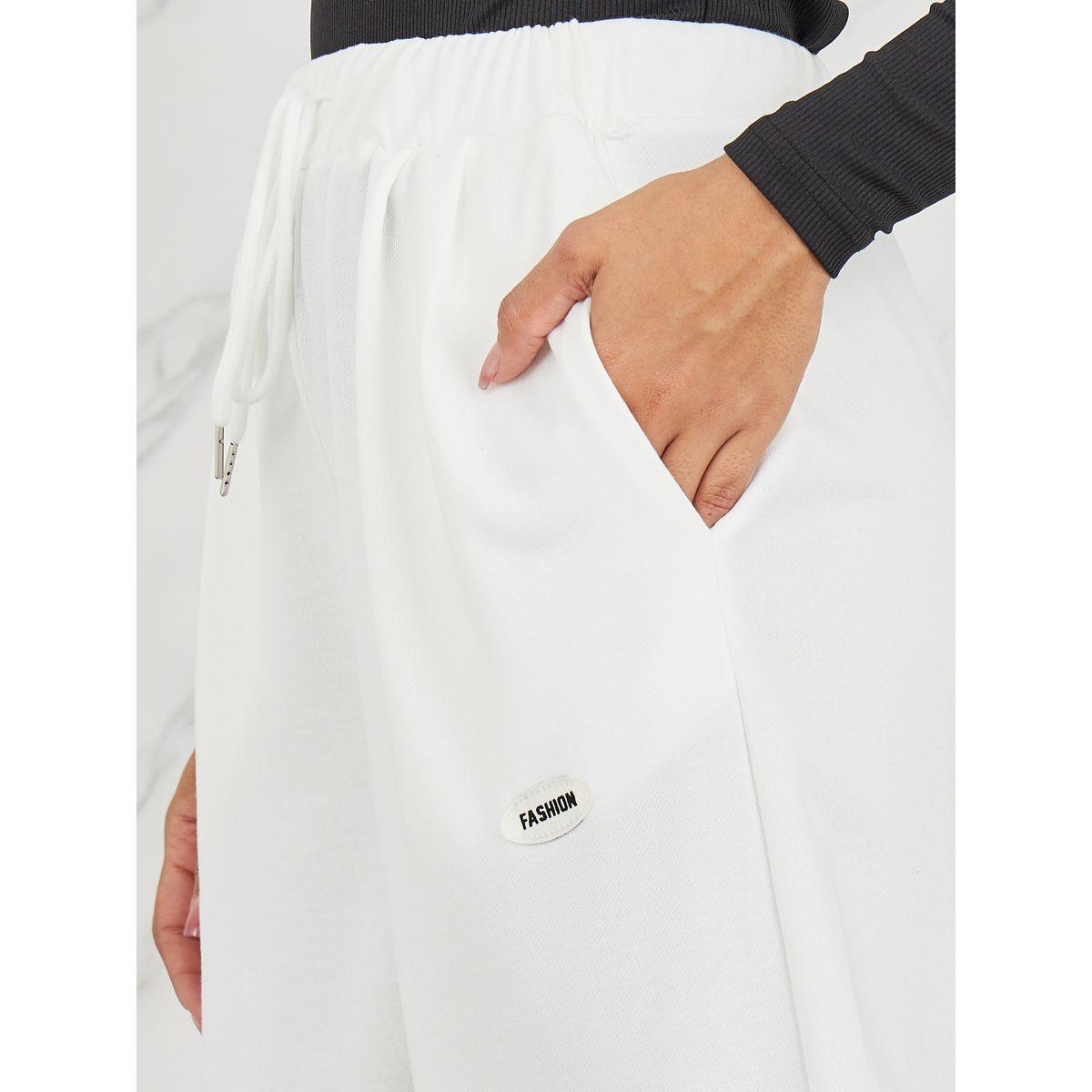 جوغر بقصة سكاتر ورباط خصر مع جيوب-women-clothing-bottoms-joggers-image-3