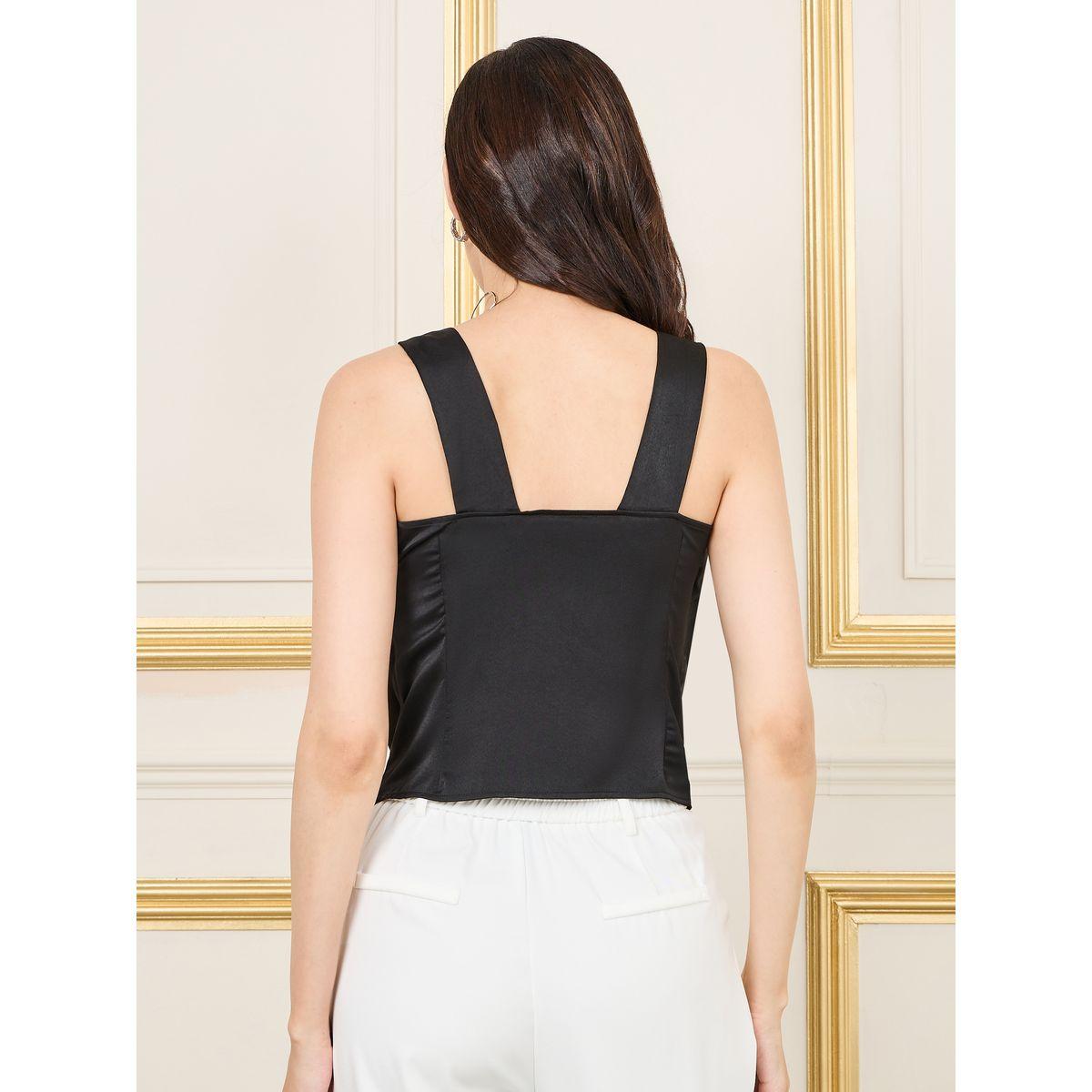 Styli Satin Cowl Neck Sleeveless Asymmetric Hem Top-women-clothing-shirtsandblouses-blouses-image-4