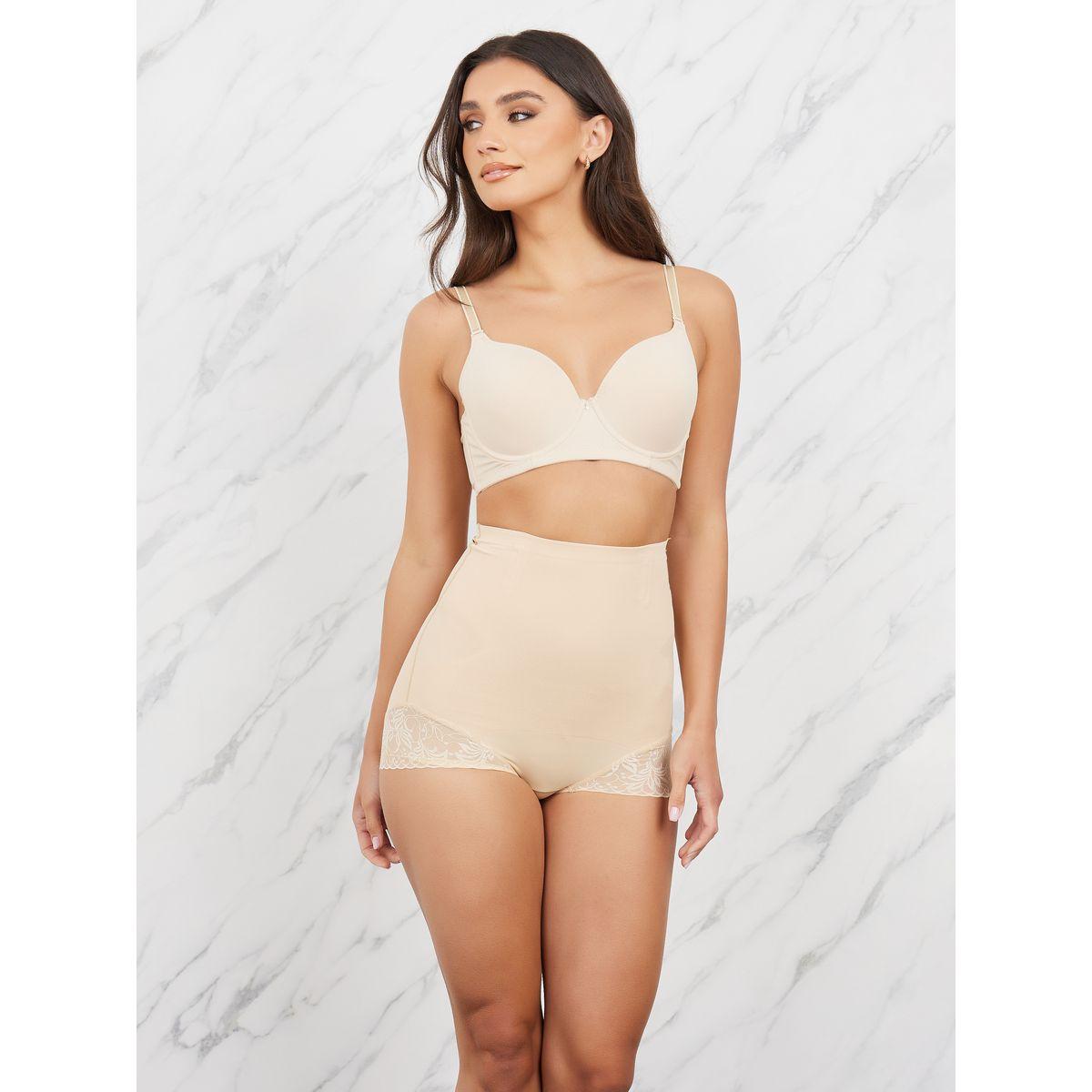 Styli Lace Trim Smooth High Waist Shapewear-women-clothing-lingerie-shapewear-image-1