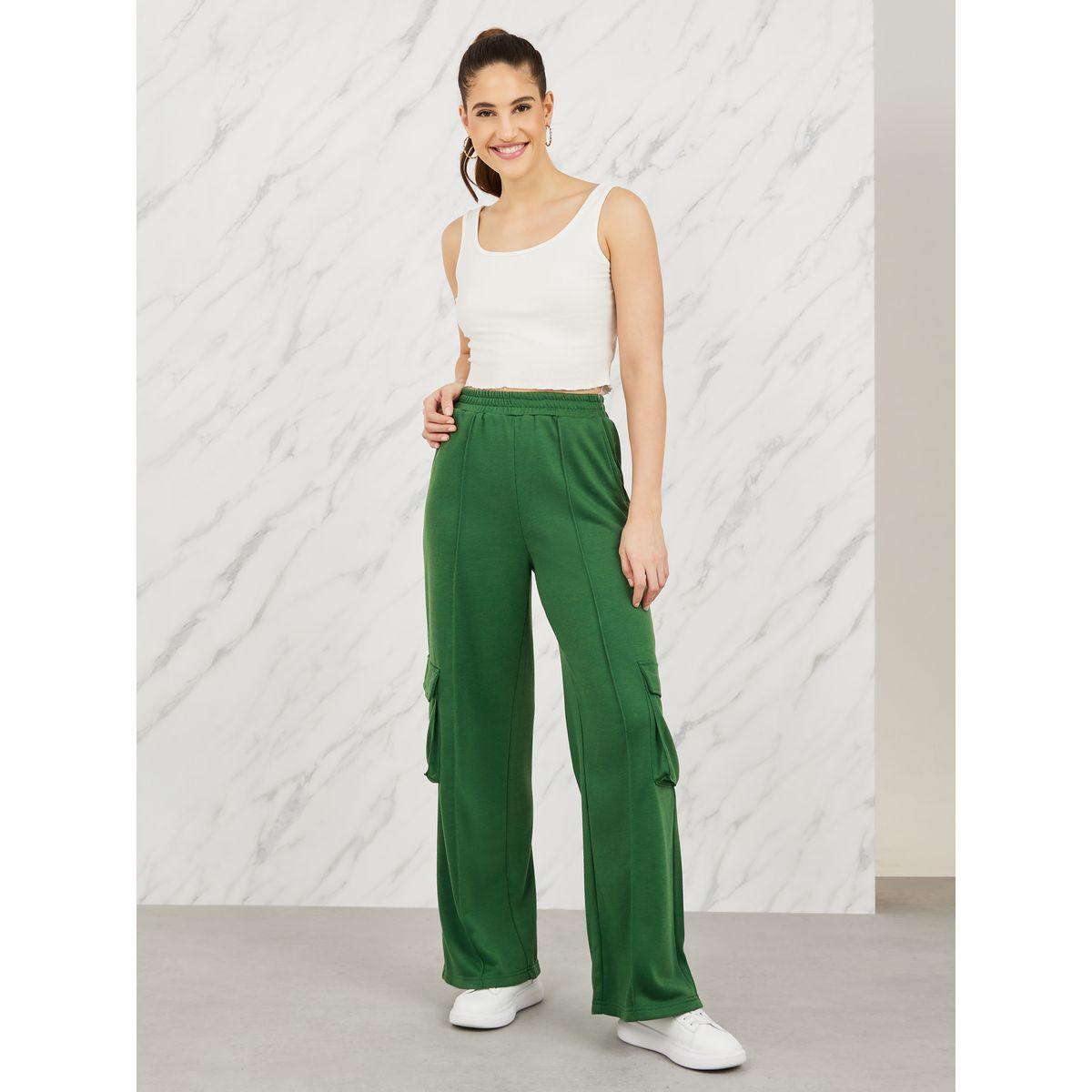 Styli High Rise Cargo Open Hem Joggers-women-clothing-bottoms-joggers-image-2