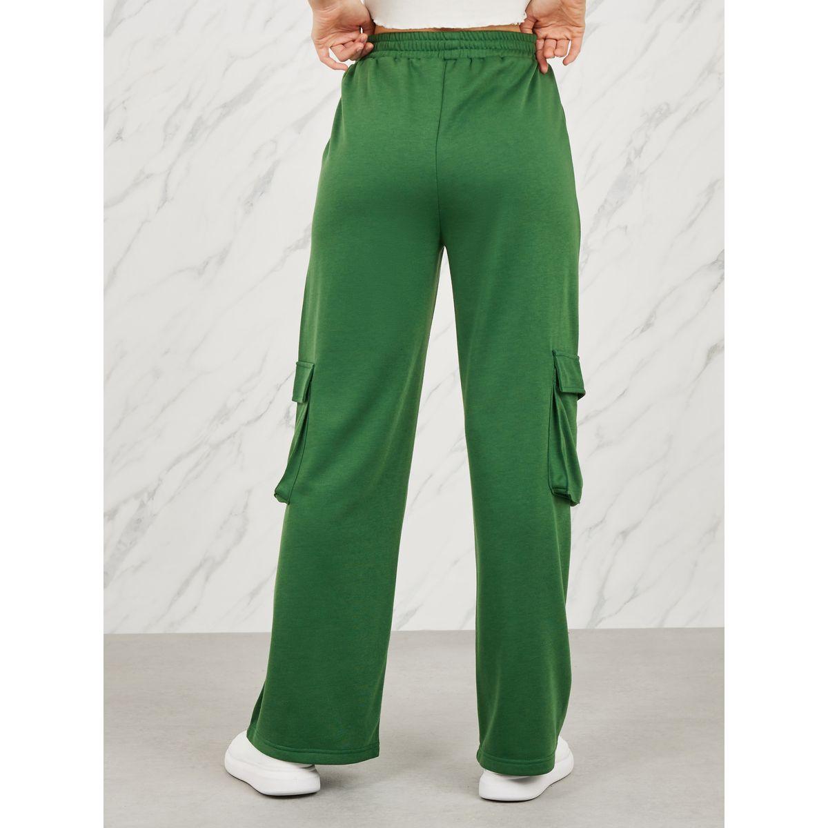 Styli High Rise Cargo Open Hem Joggers-women-clothing-bottoms-joggers-image-4