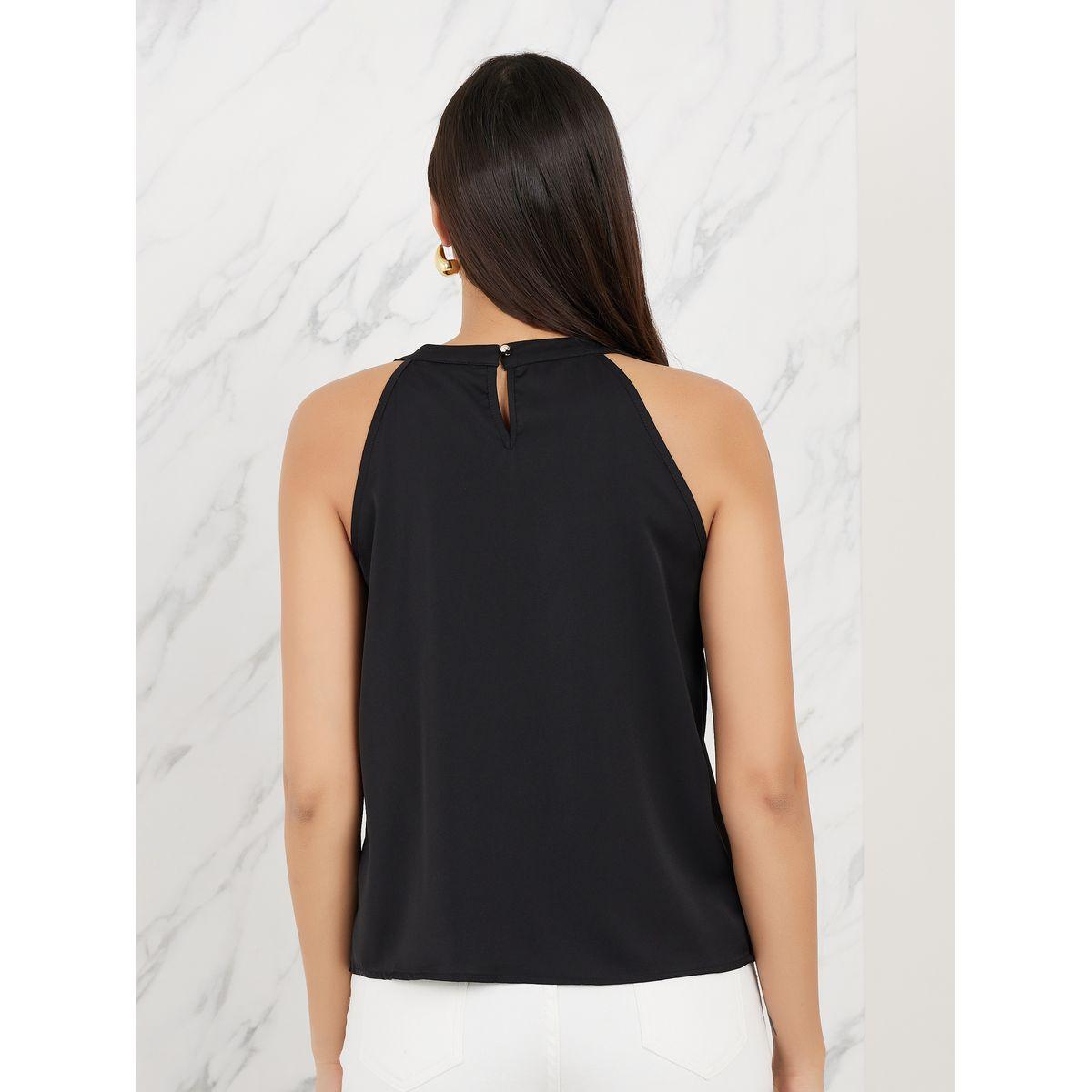 Styli Pleated Halter Neck Top-women-clothing-shirtsandblouses-blouses-image-5