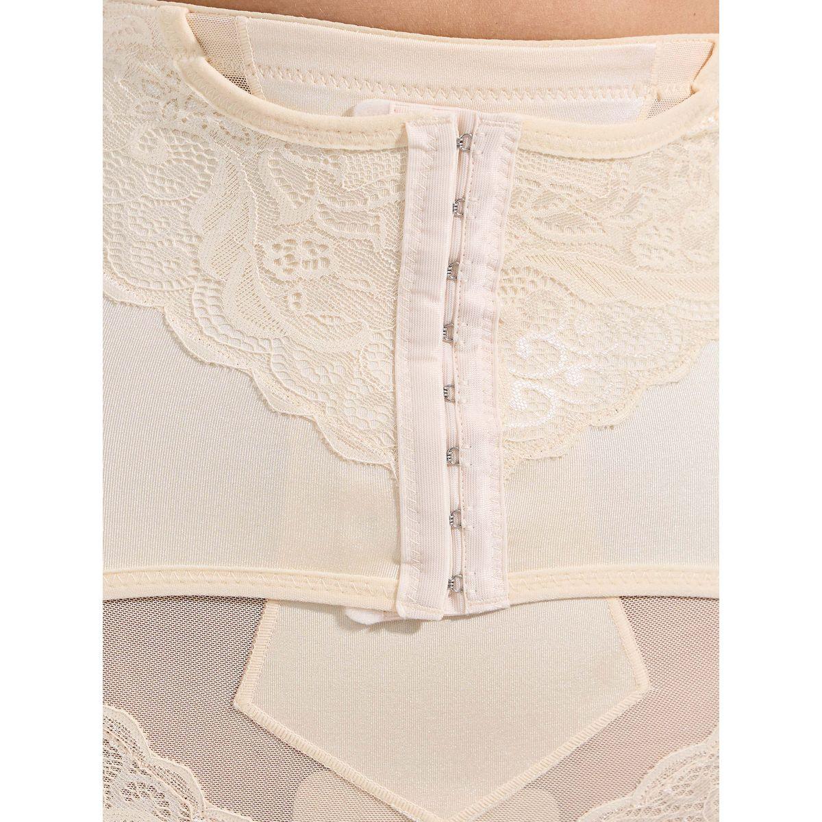 سروال داخلي بنمط مشد للجسم بتفاصيل دانتيل-women-clothing-lingerie-shapewear-image-3