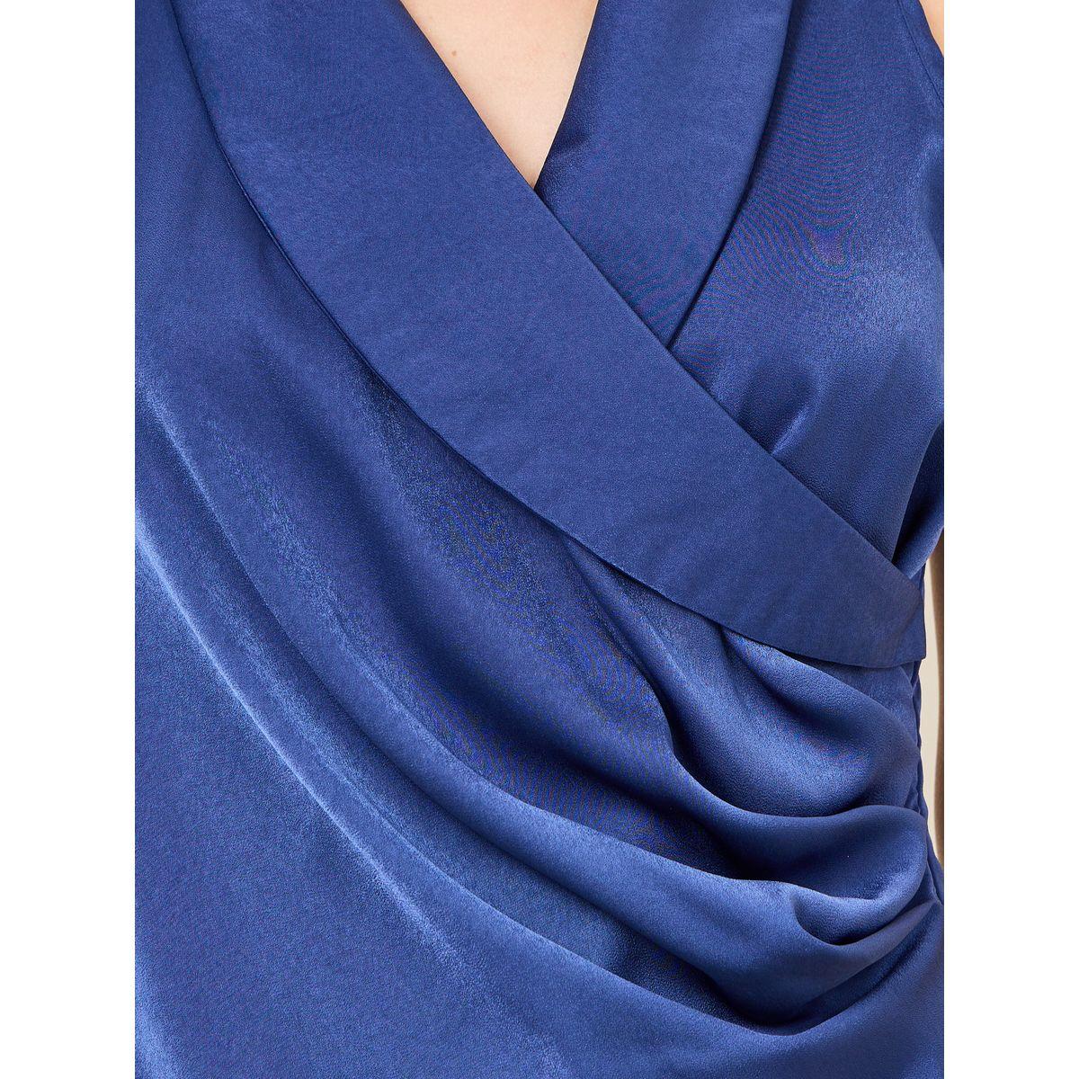 Styli Pleated Detail Asymmetric Hem Top-women-clothing-shirtsandblouses-blouses-image-3