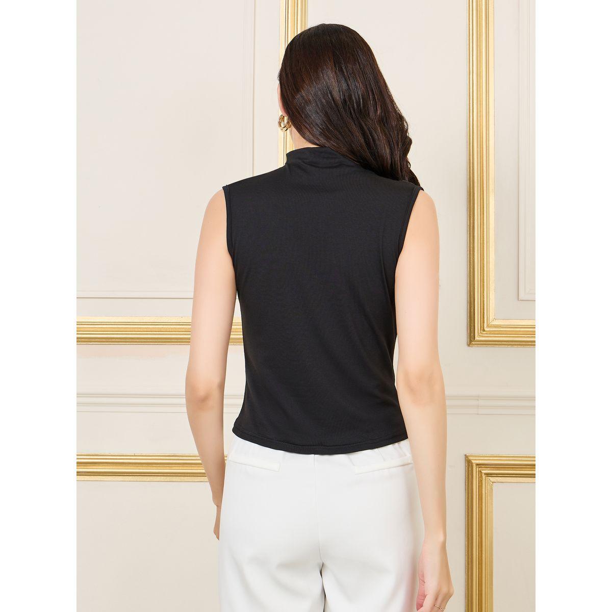 Styli Solid Sleeveless Cowl Neck Knit Top-women-clothing-shirtsandblouses-blouses-image-5