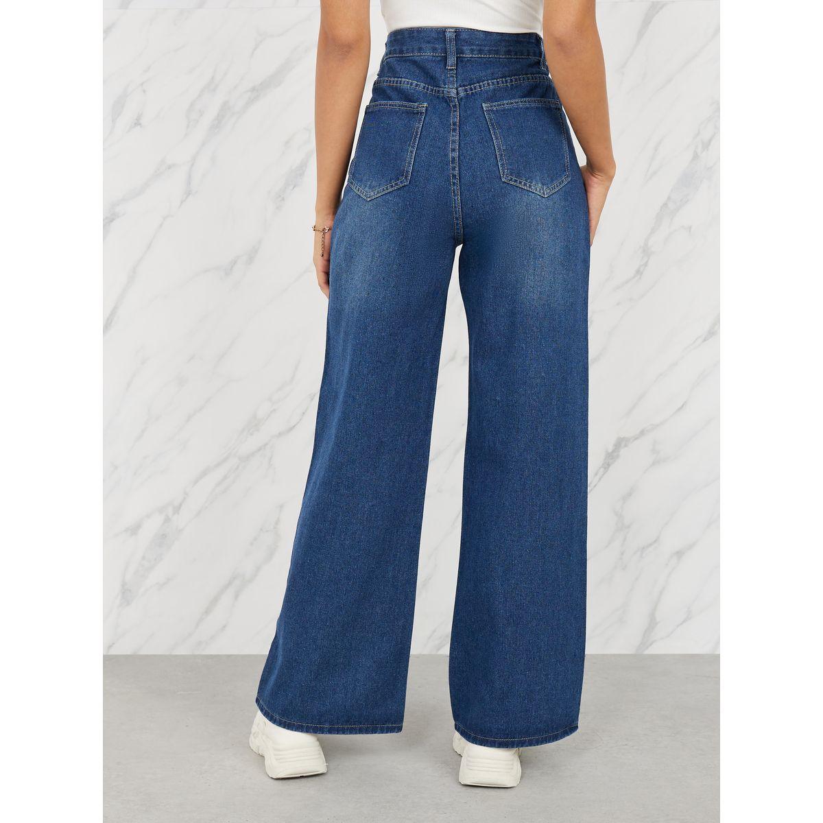 Styli High Rise Mid Wash Flared Jeans-women-clothing-bottoms-jeans-image-4