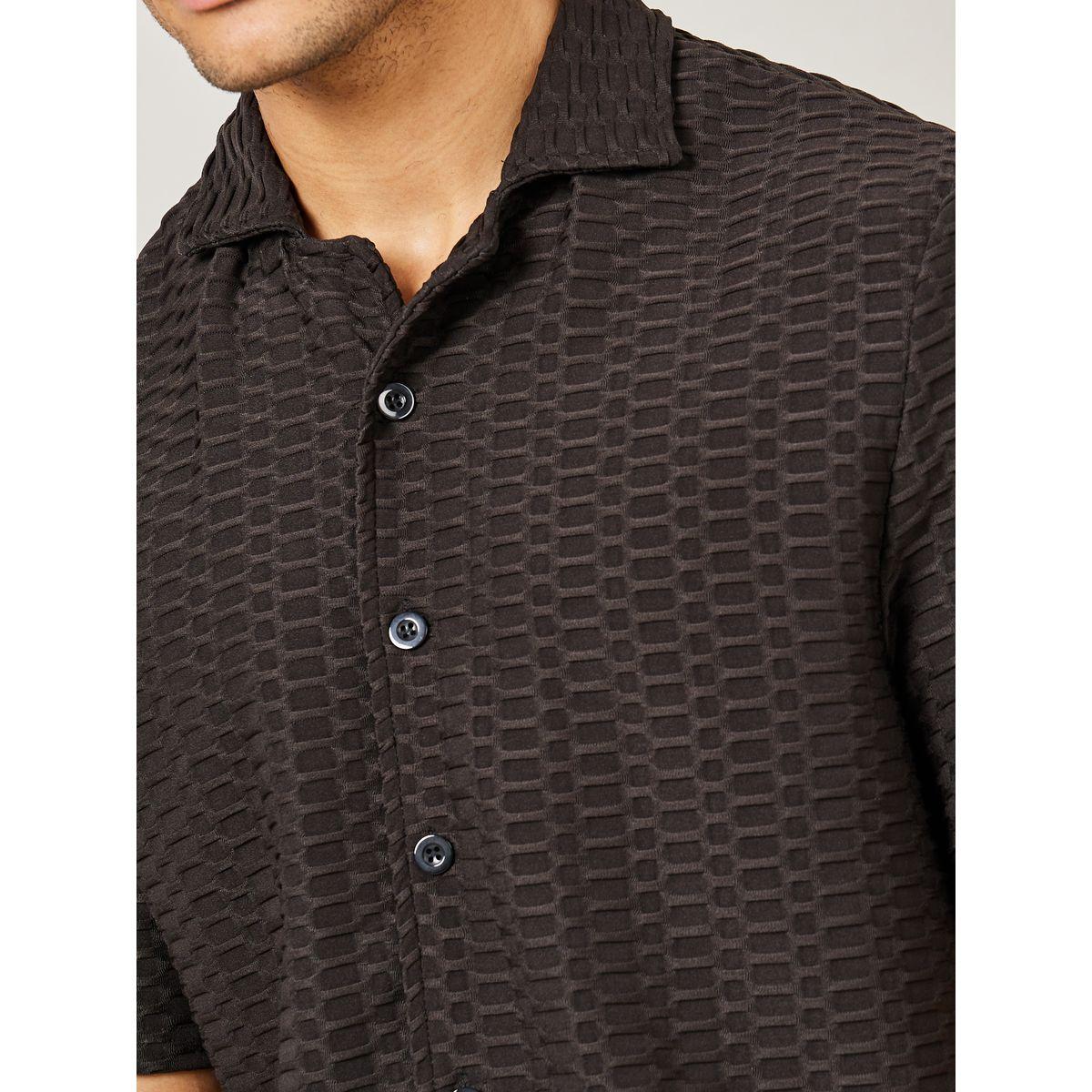 Styli Premium Texture Knit Relaxed Shirt-men-clothing-shirts-image-3