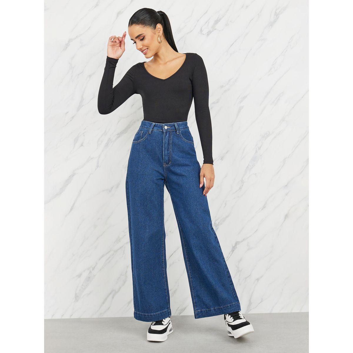 جينز بخصر عالي وقصة فضفاضة-women-clothing-bottoms-jeans-image-2
