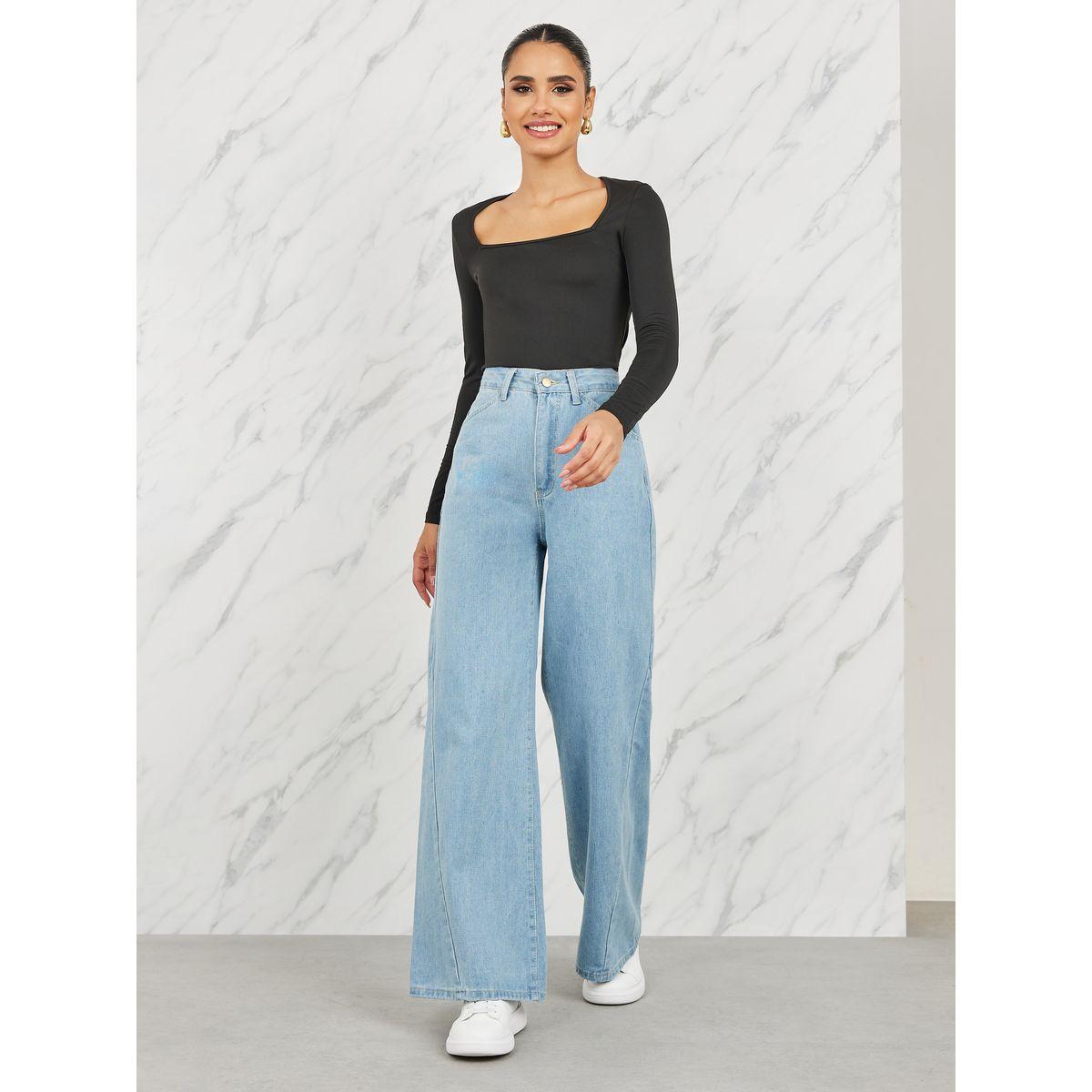 جينز بارجل واسعة وخصر عالي-women-clothing-bottoms-jeans-image-2