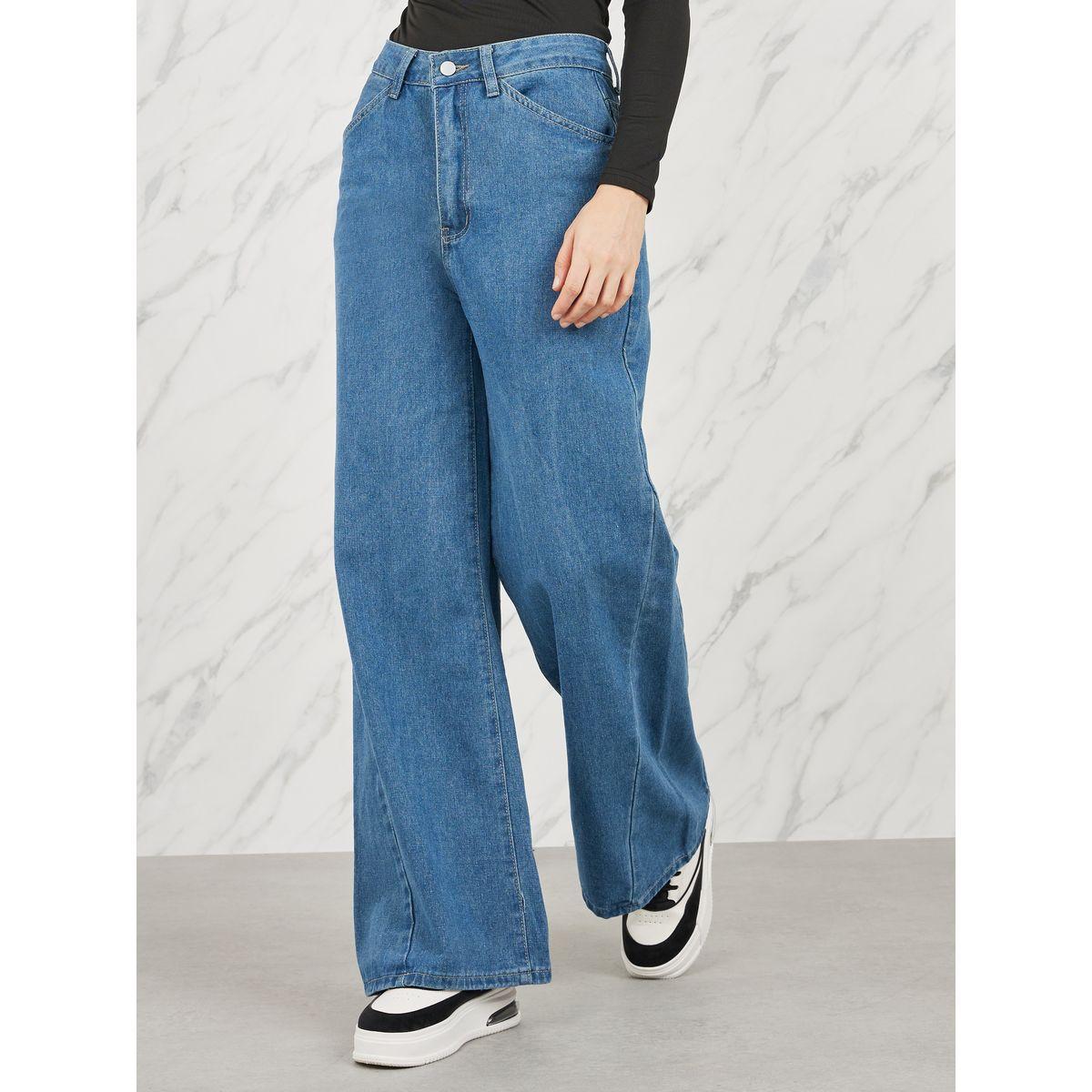 Styli High Rise Wide Leg Jeans-women-clothing-bottoms-jeans-image-1