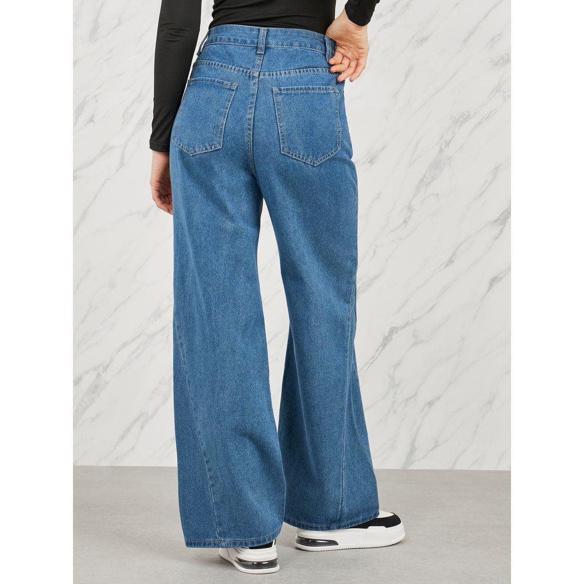 Styli High Rise Wide Leg Jeans-women-clothing-bottoms-jeans-image-4