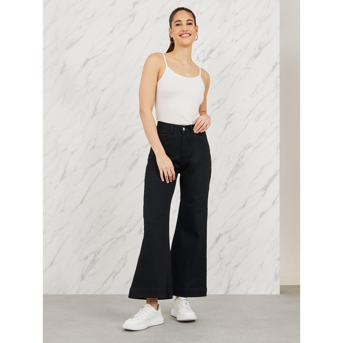 Styli High Rise Flared Hem Ankle Length Jeans-women-clothing-bottoms-jeans-image-2