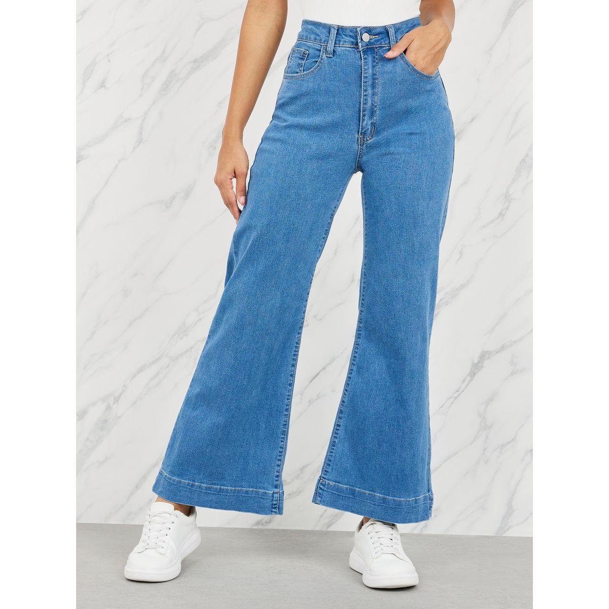 جينز بطول الكاحل وارجل واسعة-women-clothing-bottoms-jeans-image-1