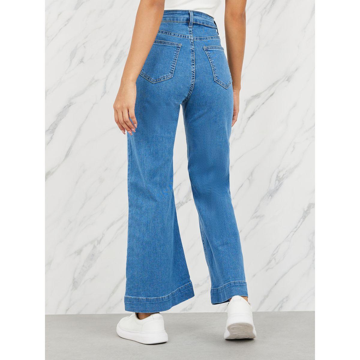 Styli High Rise Flared Wide Leg Ankle Length Jeans-women-clothing-bottoms-jeans-image-4