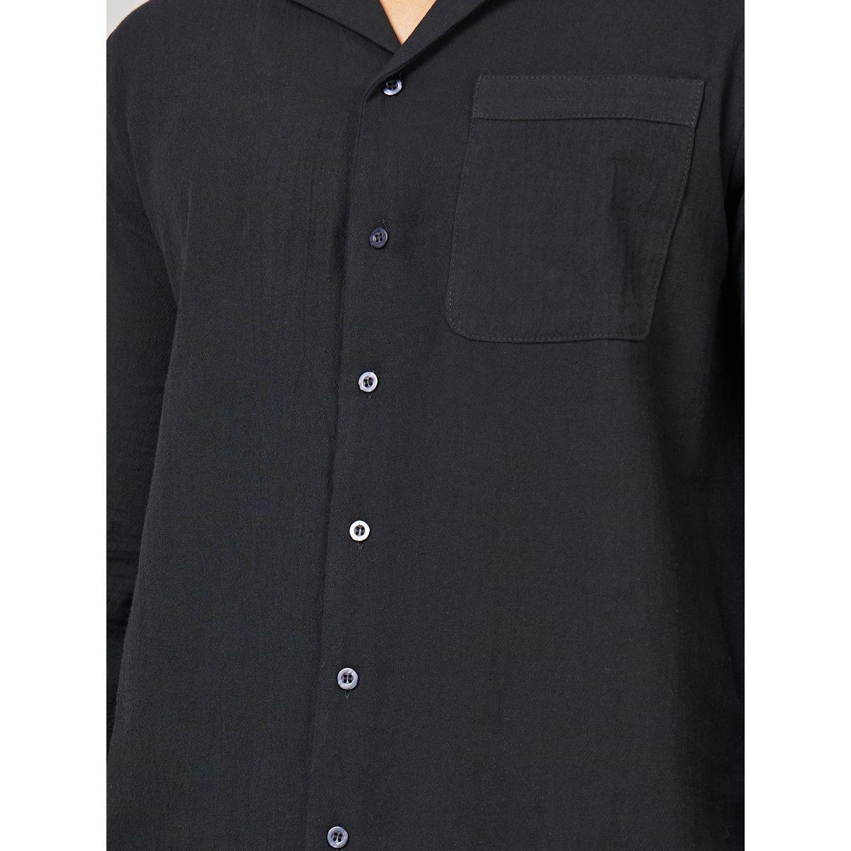 طقم من بنطال بيجاما مع بلوزة بياقة ريفير-men-clothing-nightwear-sets-image-3