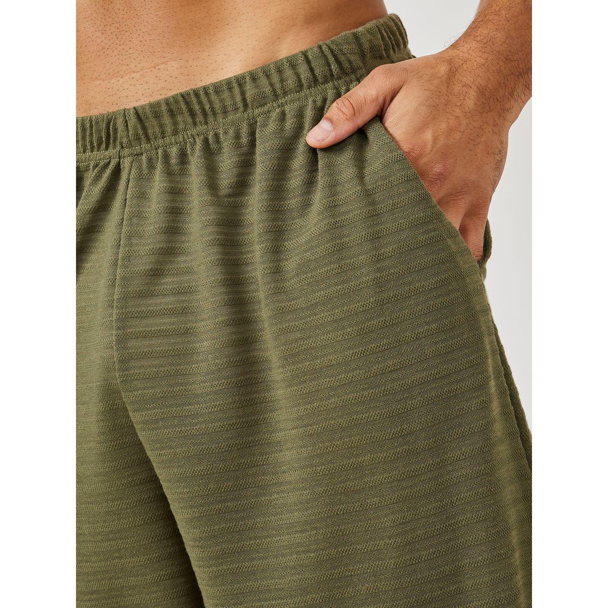 Styli Unwind Textured Round Neck T-Shirt & Shorts Set-men-clothing-nightwear-sets-image-5