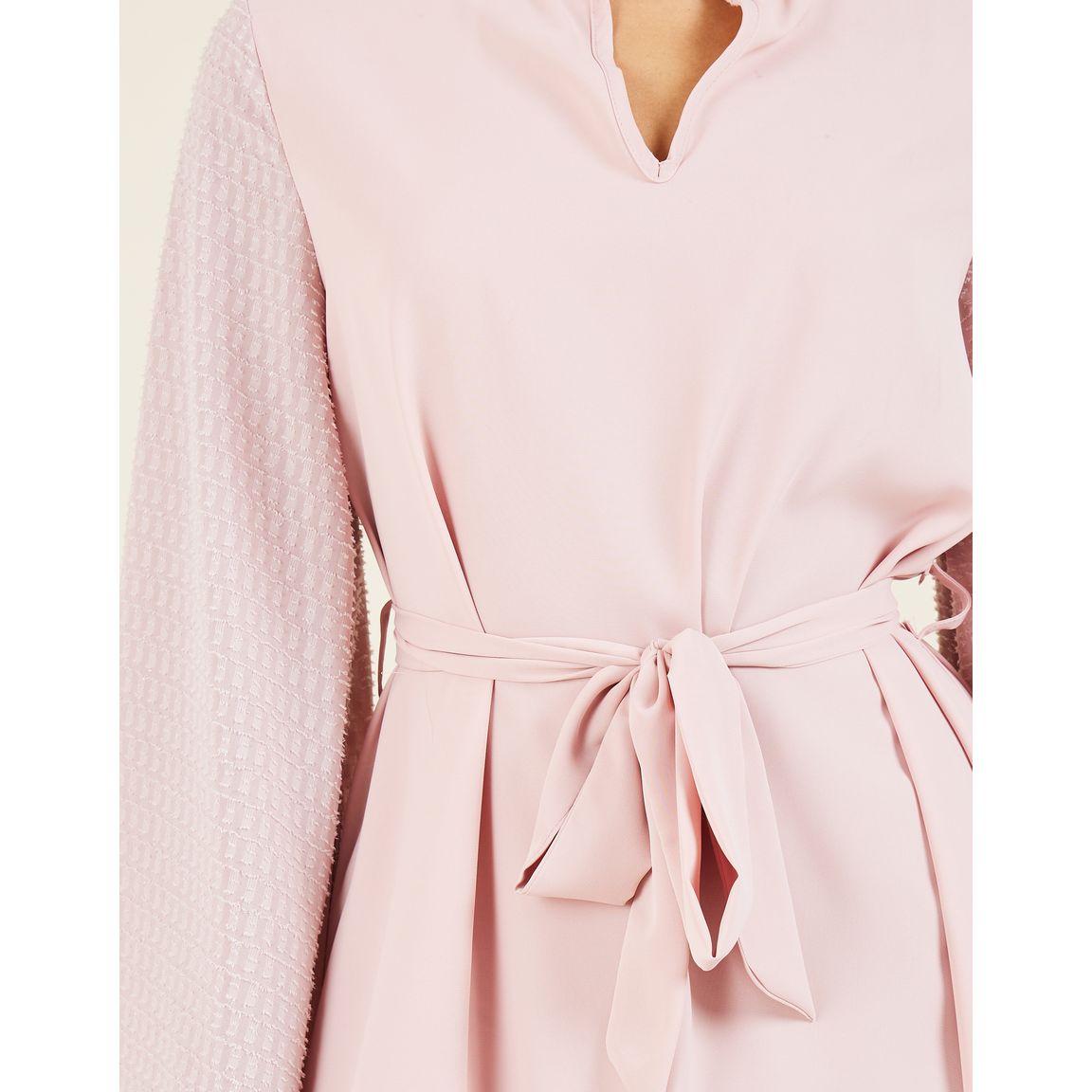 جلابية بياقة ماندارين وأربطة-women-arabicclothing-jalabiyas-image-4