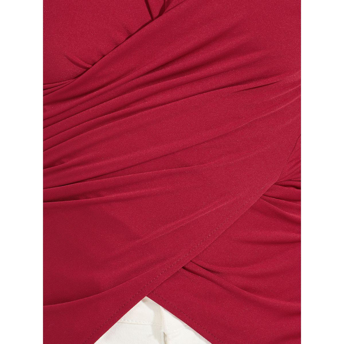 Styli Cross-Over Front Asymmetric Hem T-Shirt-women-clothing-tshirts-image-3
