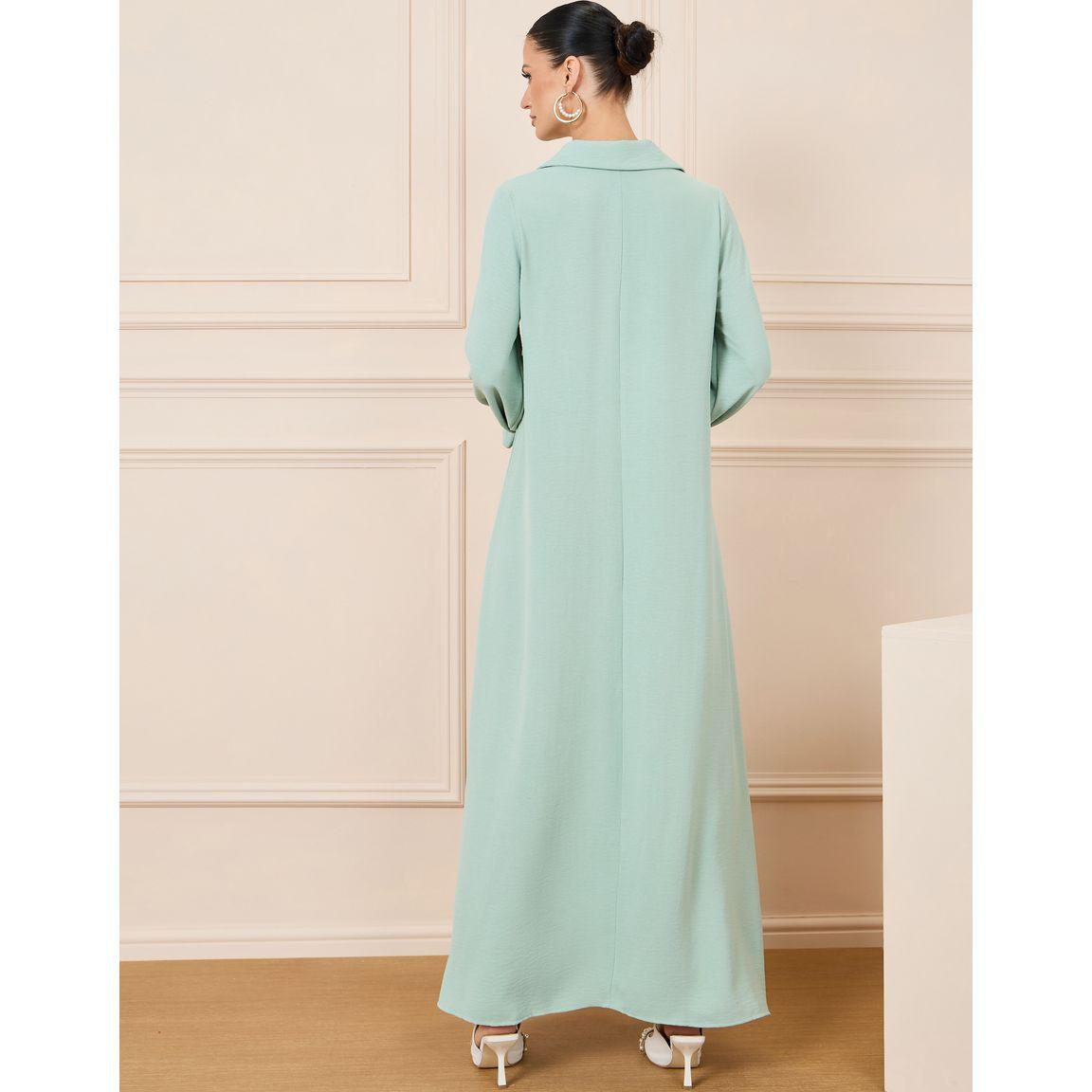 جلابية سادة باكمام منفوخة-women-arabicclothing-jalabiyas-image-4