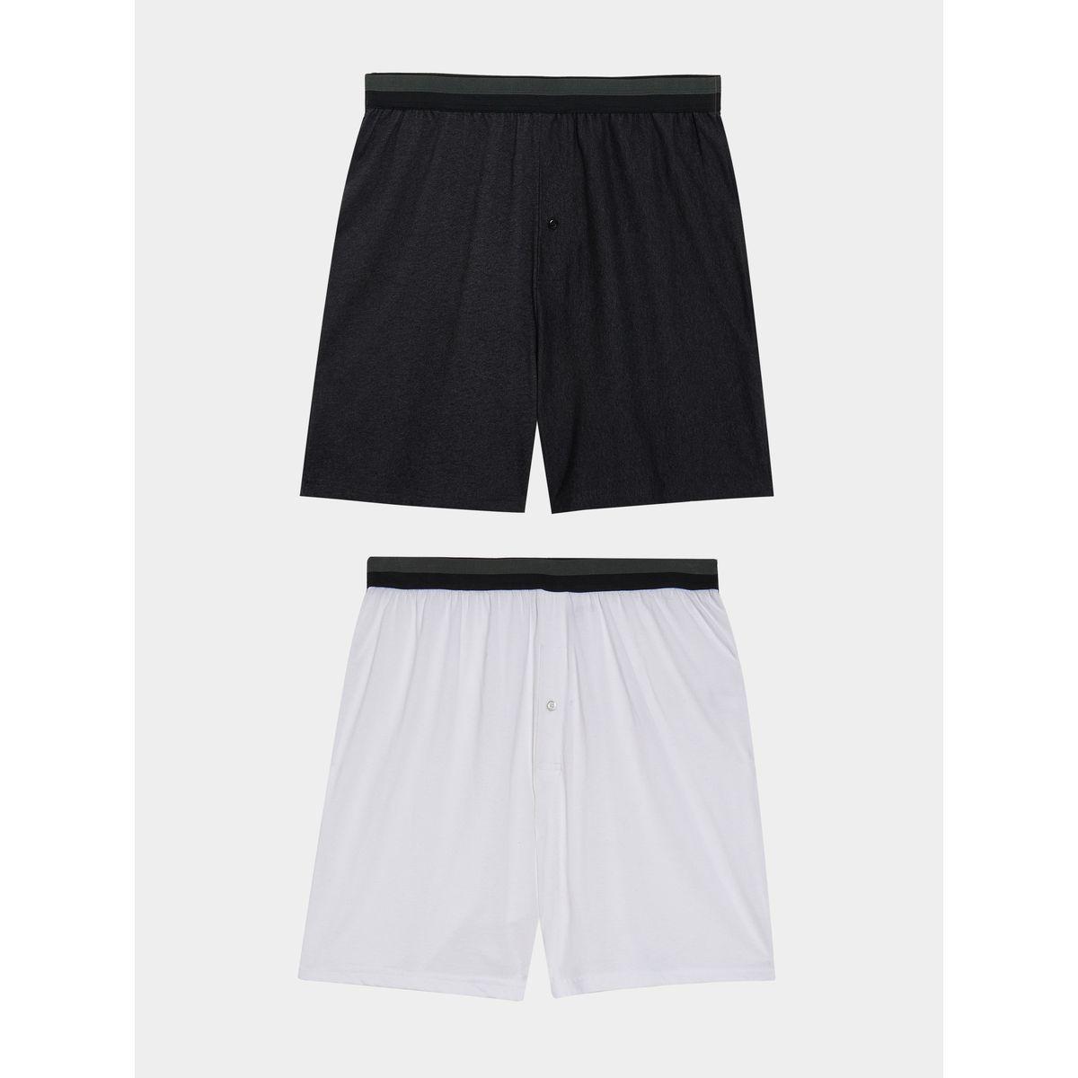 Styli Unwind Pack of 2 - Elasticated Waistband Knitted Boxer-men-clothing-innerwear-underwear-image-1