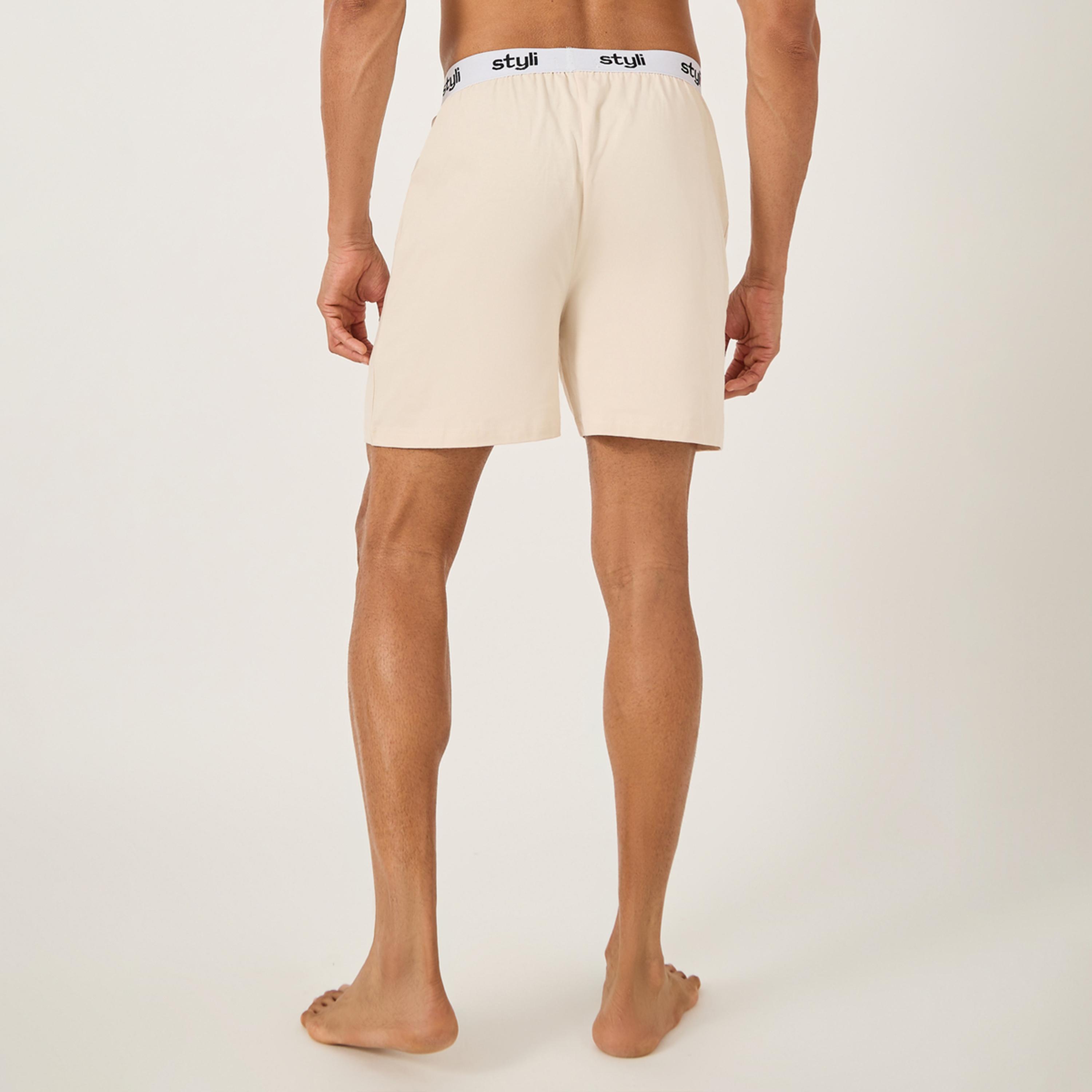 Styli Pack of 2 - Knitted Boxer With Elasticated Waistband-men-clothing-innerwear-underwear-image-4