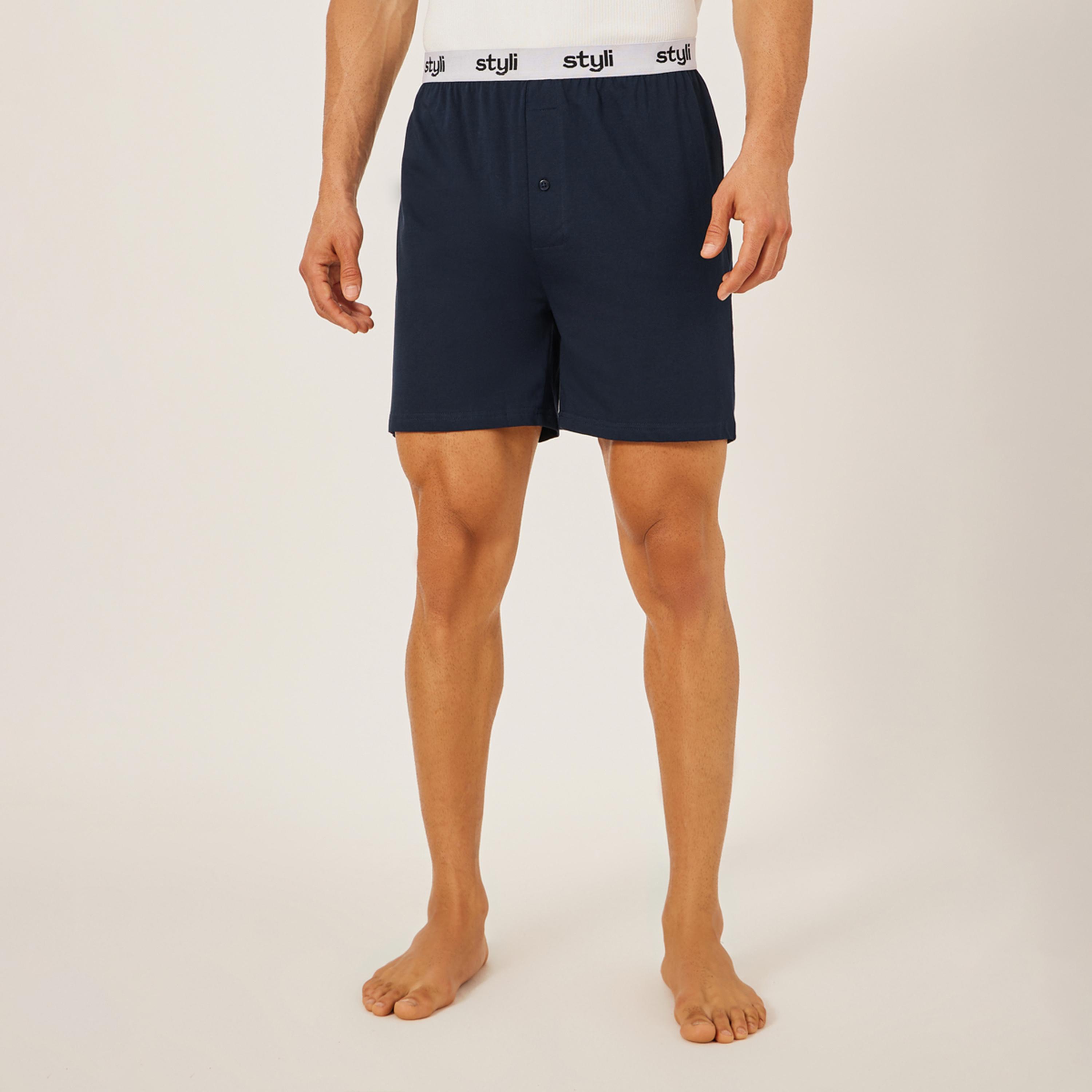 Styli Pack of 2 - Knitted Boxer With Elasticated Waistband-men-clothing-innerwear-underwear-image-2